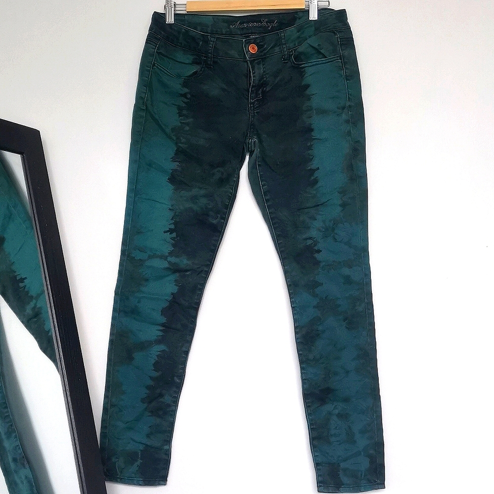 Tie dye jeans